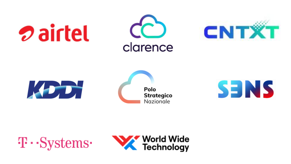 Logos von Sovereign Cloud-Partnern