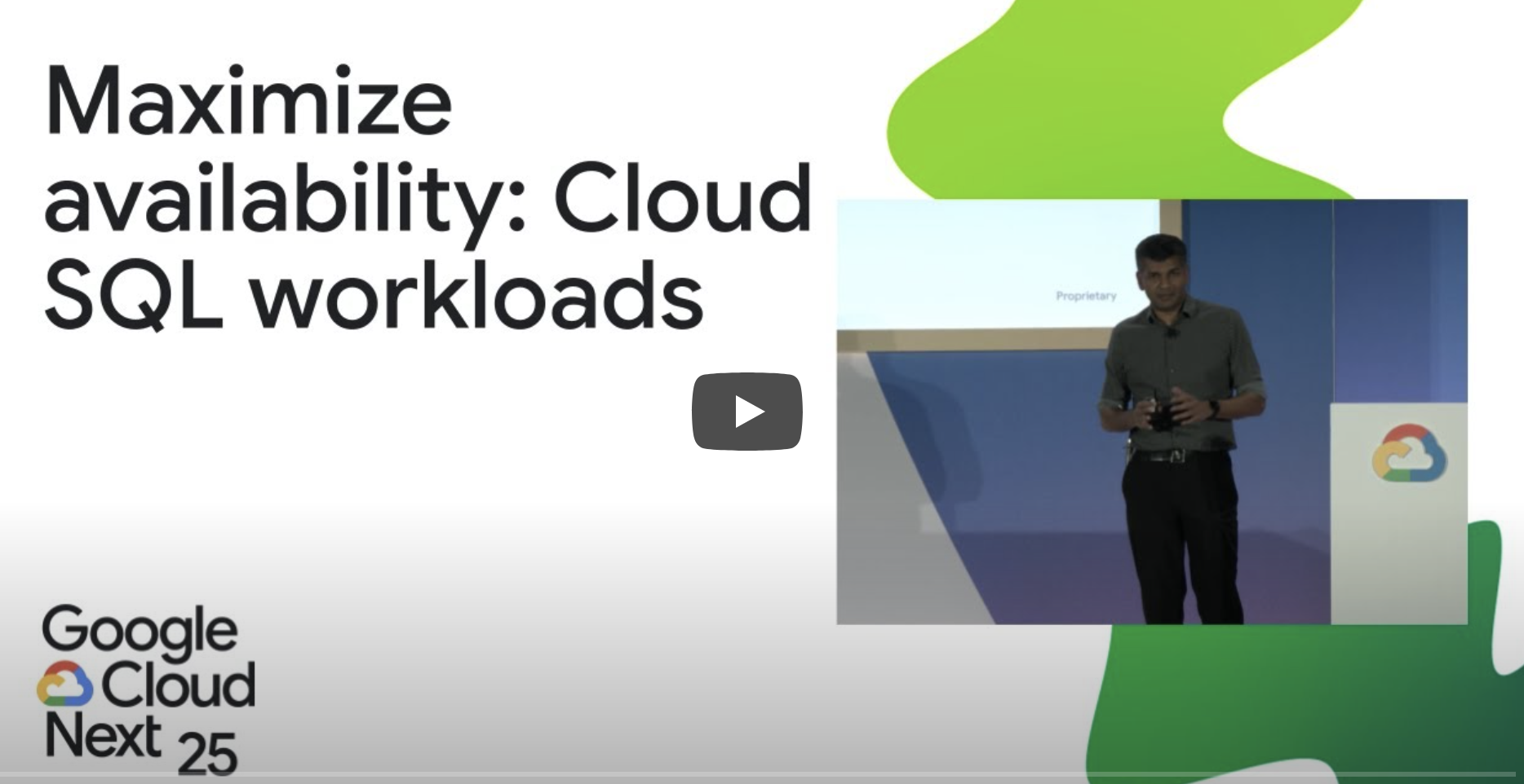 獲得 Cloud SQL 工作負載最大的可用性和效能